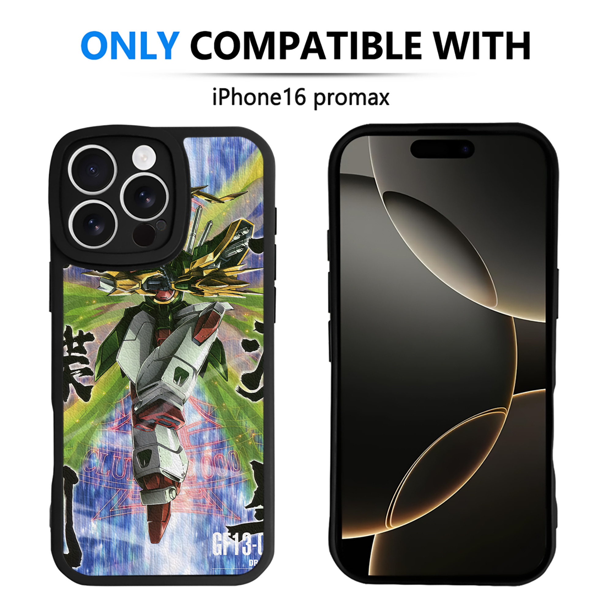 （画像用） 機動戦士ガンダム Mobile Suit Gundam 【iPhone 16シリーズ対応】シリコンスマホケース（レザー調） 材質：シリコン